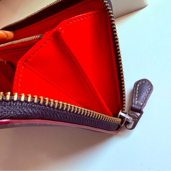 NWT Coach x Disney Mickey Mouse Essential Accordion Large Leather Zip Wallet - Picture 6 of 12